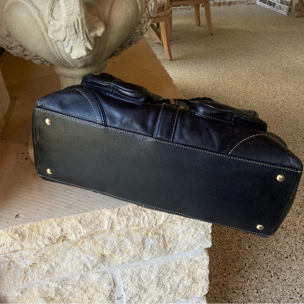 Like New Vintage Coach Daphne Shoulder Bag 3569 Black 🖤 - Picture 11 of 14